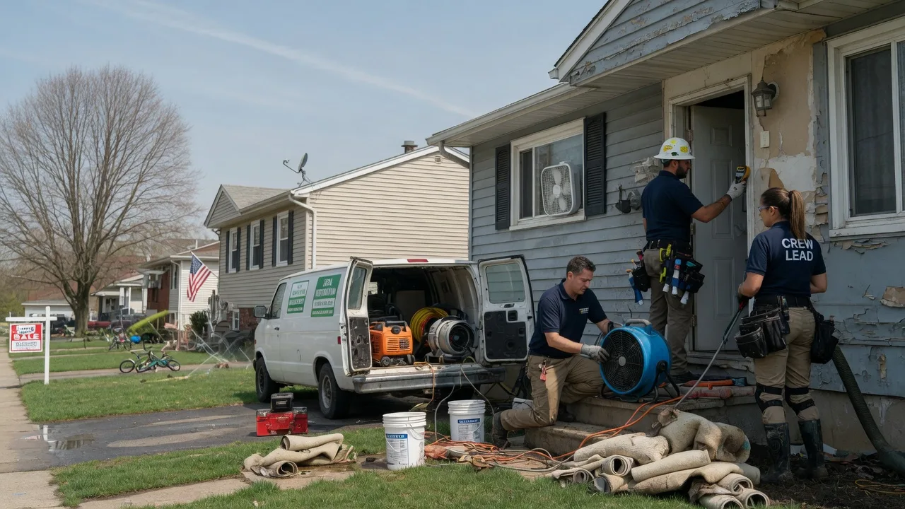 Flood Cleanup in Watervliet, MI near me